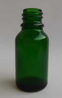 グリーン遮光瓶15ml 【アロマショップタオ】