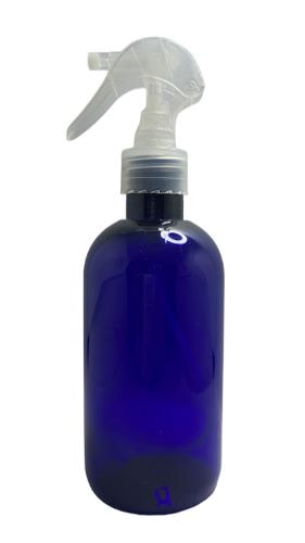 ブループラスチック製遮光ミニトリガースプレーボトル250ml【タオ】