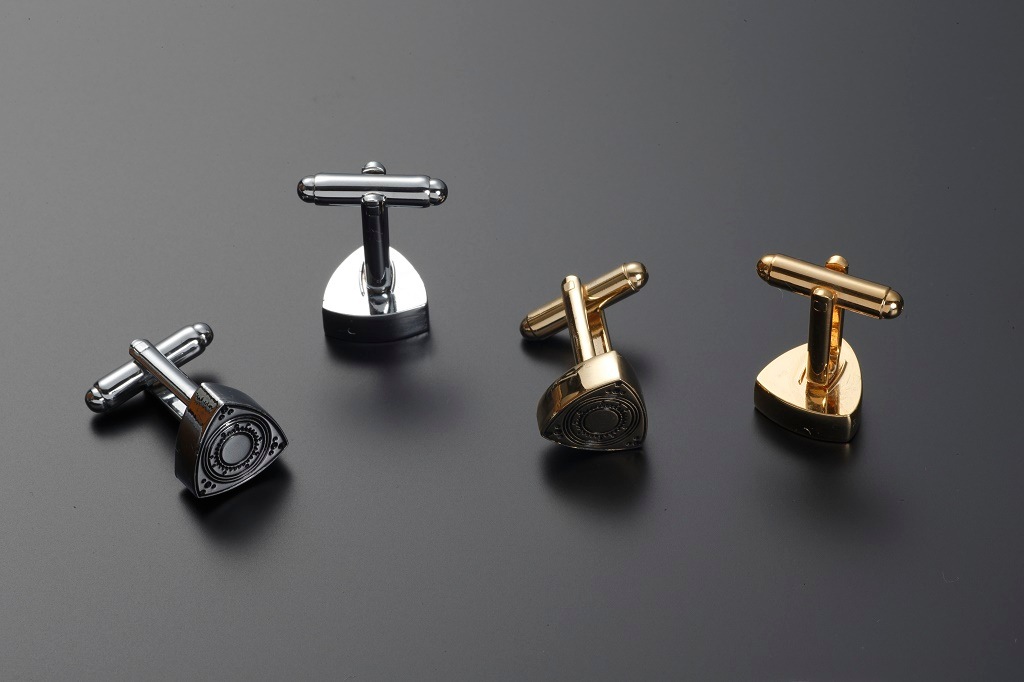 MZRacing Store - ローターカフスボタン クローム [マツダ関連グッズ