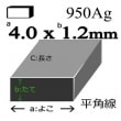 950Ag ʿ4.0x1.2mm20cm