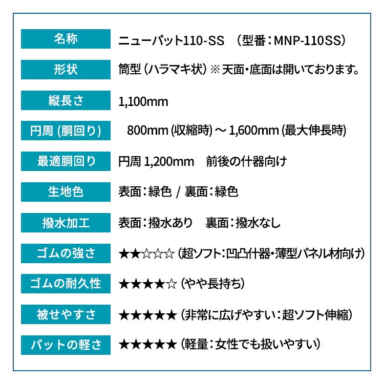 �����������С����˥塼�ѥå� 110-SS��Ķ���եȻ��͡� MNP-110SS