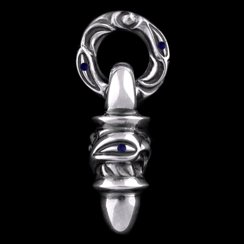 ホーク ペンダント ウィズ サファイア