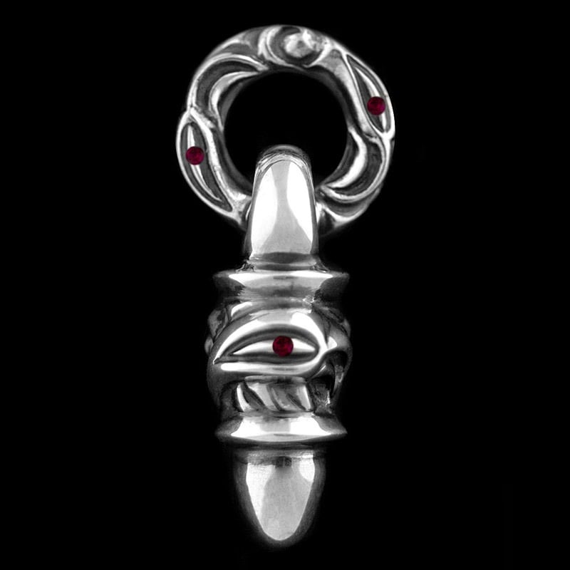 ホーク ペンダント ウィズ ルビー