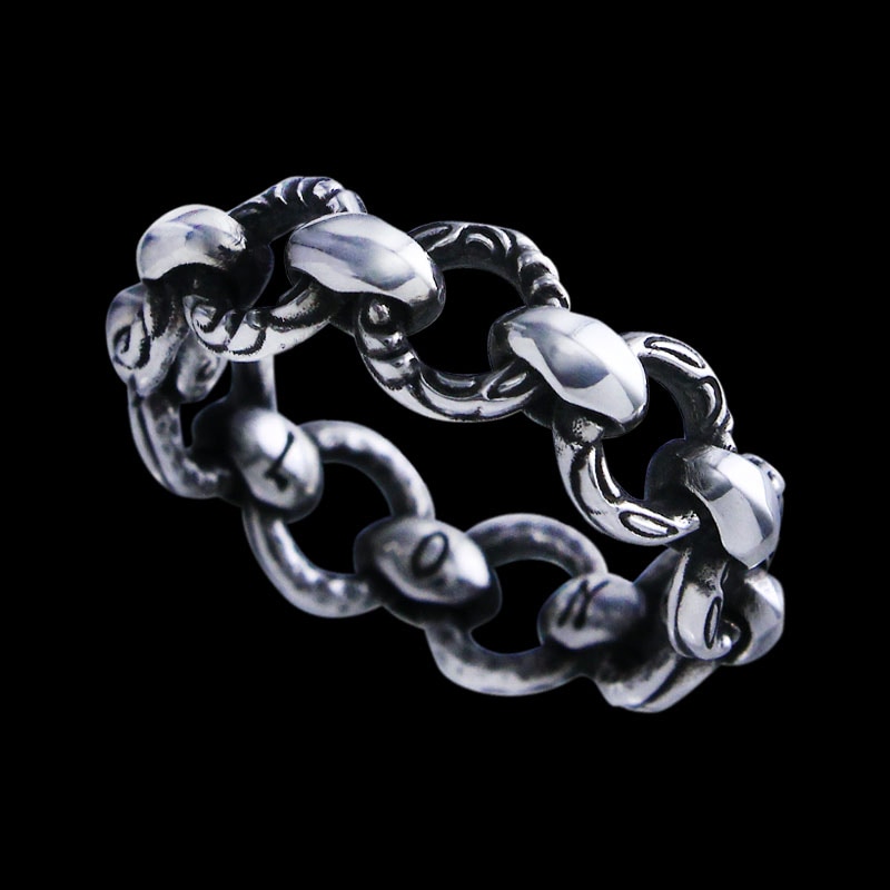 【本国オーダー商品/納期約4～6ヶ月前後】ミニ シルク リンク & クレーン リング