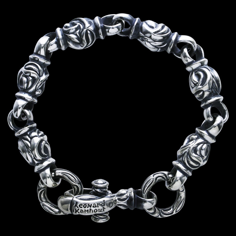 【本国オーダー/納期約4～6ヶ月】イーグル ブレスレット (クレーンサークル)(レナードカムホート刻印)