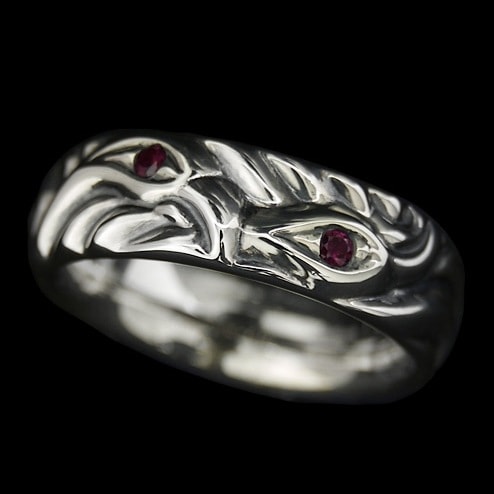 ラヴ バイト リング ウィズ ルビー