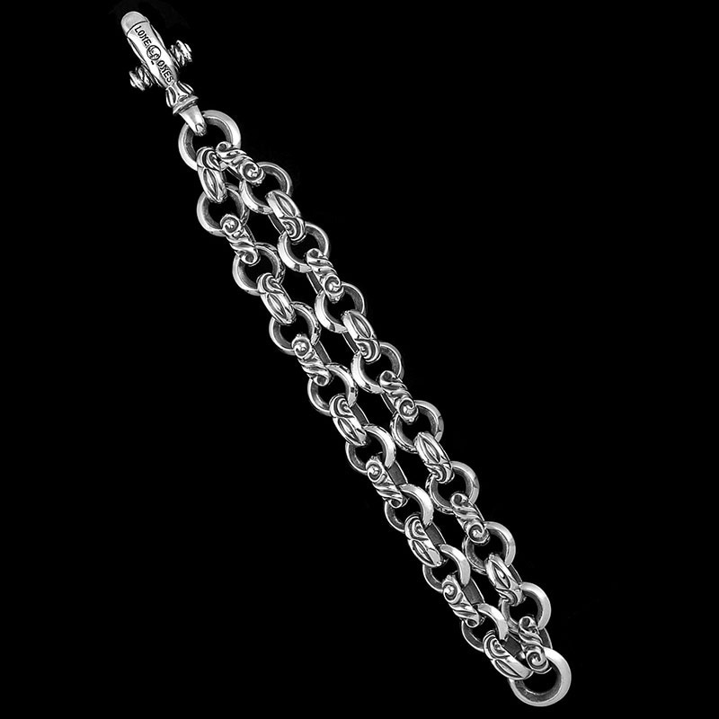 ダブル レイヴン ブレスレット