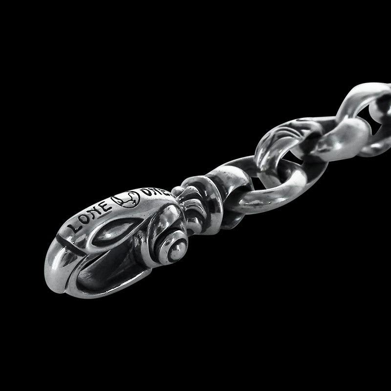 カーヴド シルク リンク (S) ブレスレット (プレーン サークル)