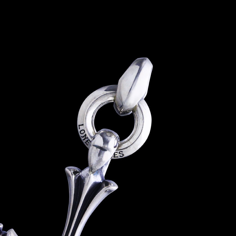 新品 ロンワンズ ペンダント クロムクロス with IDリング リンクド