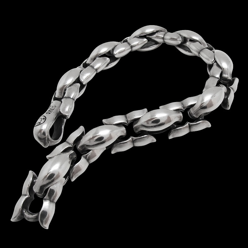 LEONARD KAMHOUT タイプ ダブル チェーン ブレスレット LEONARD KAMHOUT タイプ ダブル チェーン ブレスレット