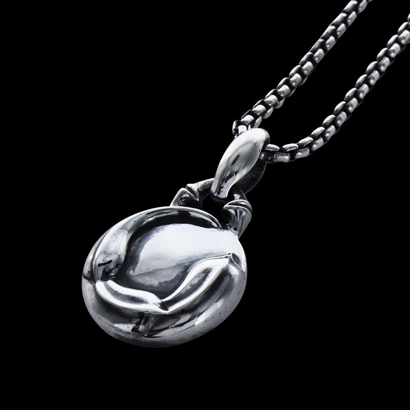 フロー メダリオン ペンダント(M) & キス アンド フロー フック ボックス チェーン (M) ギフトセット