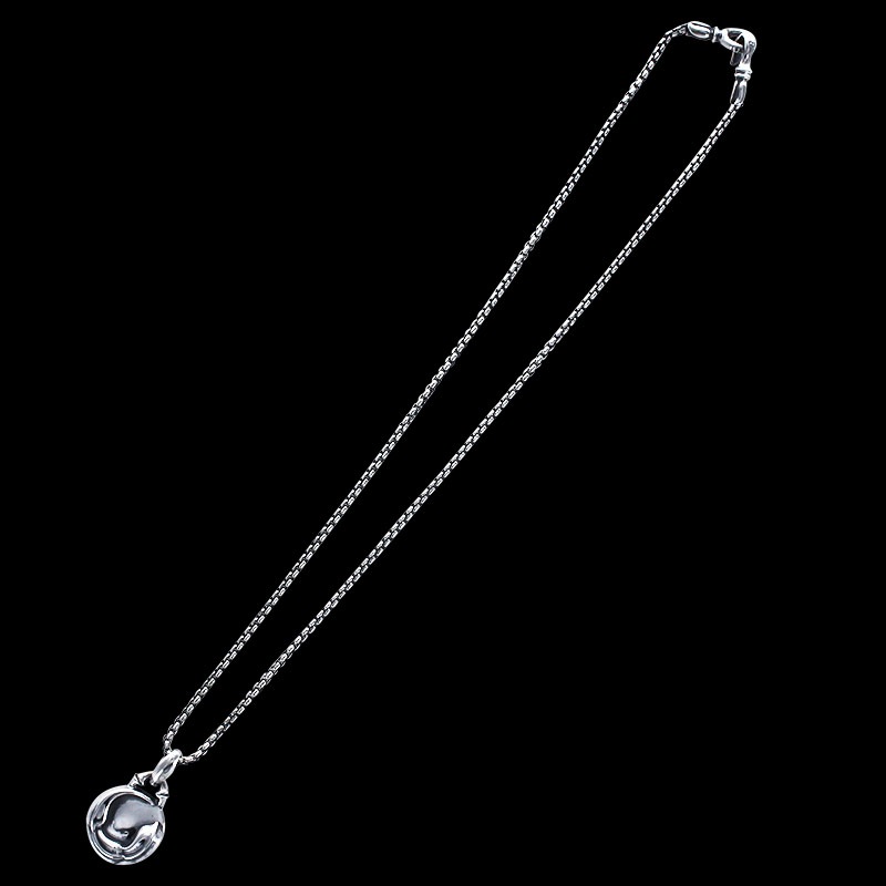 フロー メダリオン ペンダント(M) & キス アンド フロー フック ボックス チェーン (M) ギフトセット