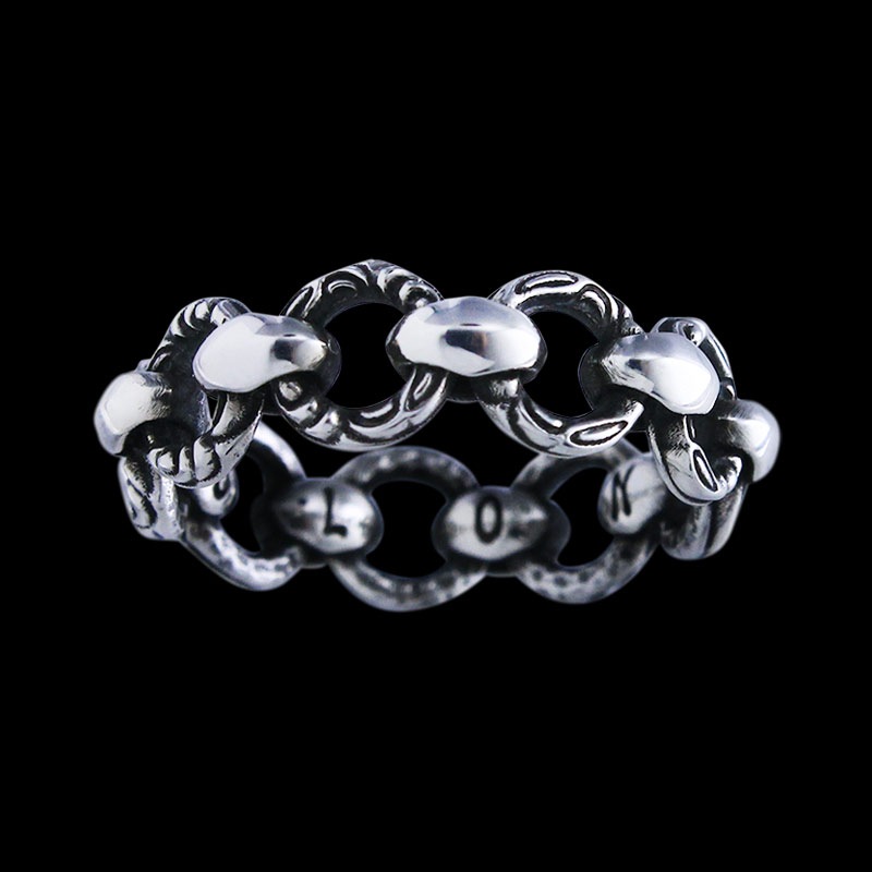 【本国オーダー商品/納期約4～6ヶ月前後】ミニ シルク リンク & クレーン リング