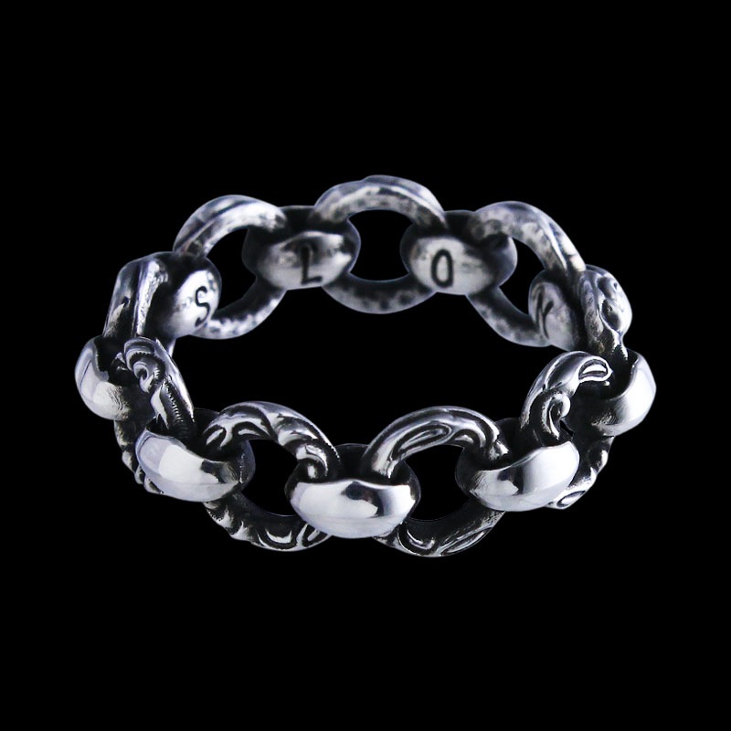 【本国オーダー商品/納期約4～6ヶ月前後】ミニ シルク リンク & クレーン リング