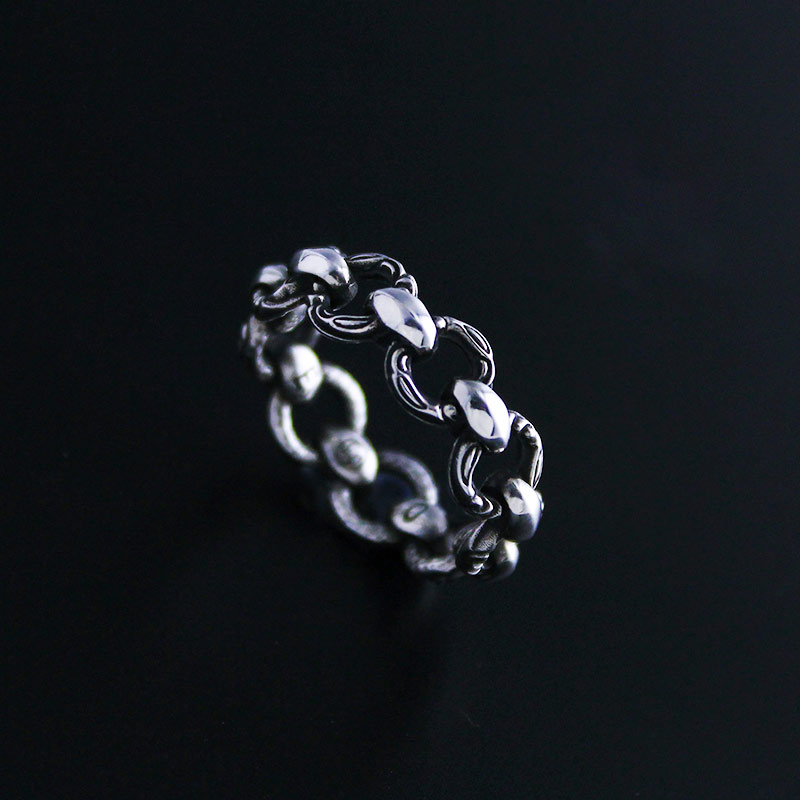 【本国オーダー商品/納期約4～6ヶ月前後】ミニ シルク リンク & クレーン リング