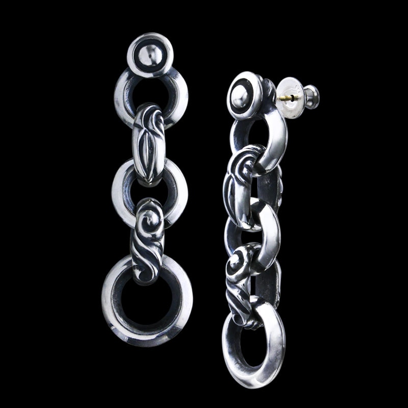 ダブル オスプレイ イヤリング