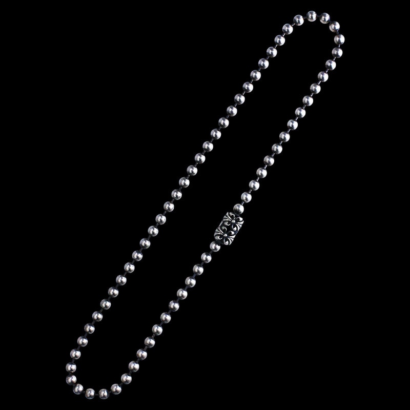 5mm ボール チェーン ウィズ クロム クロス コネクター | メイティング