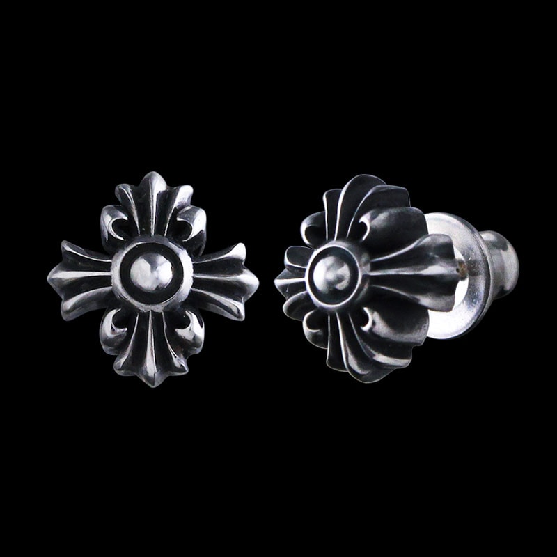 ニュー クロス スタッド イヤリング