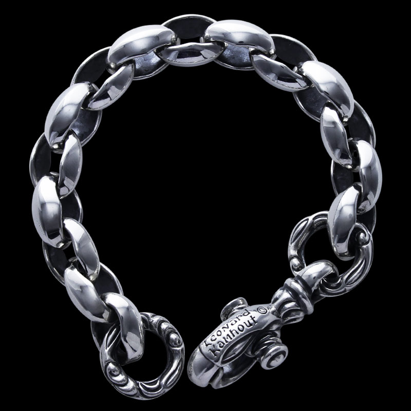 シルク リンク (M) ブレスレット (クレーン サークル) (レナードカムホート刻印)