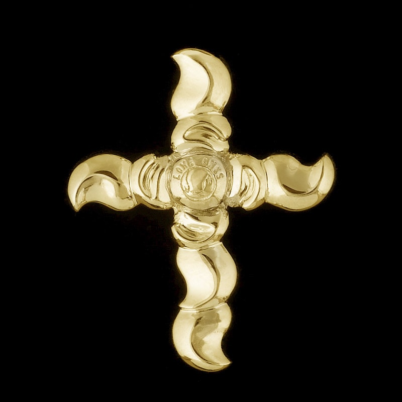 ティー クロス ペンダント 18金 イエロー ゴールド