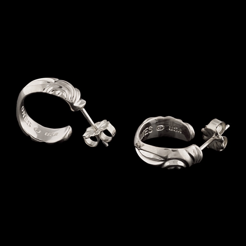 オスプレイ イヤリング 18金 ホワイト ゴールド