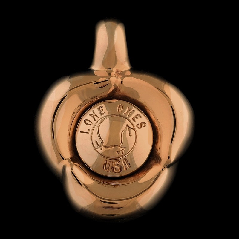 フロー ペンダント 18金 ピンク ゴールド