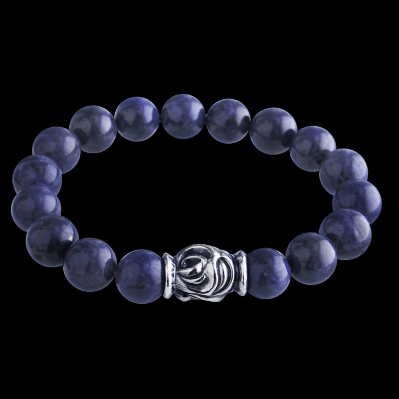 イーグル ビード サファイア (10mm) ブレスレット