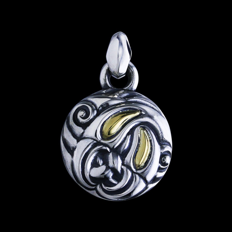 ネスト ペンダント 18金 ゴールド アイズ