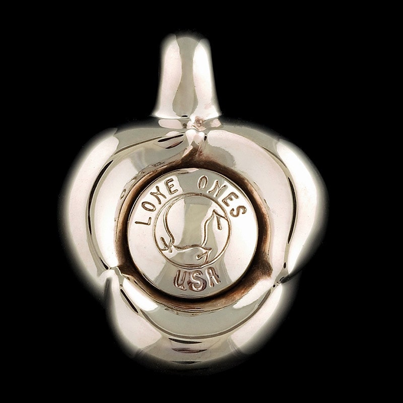 フロー ペンダント 18金 ホワイト ゴールド