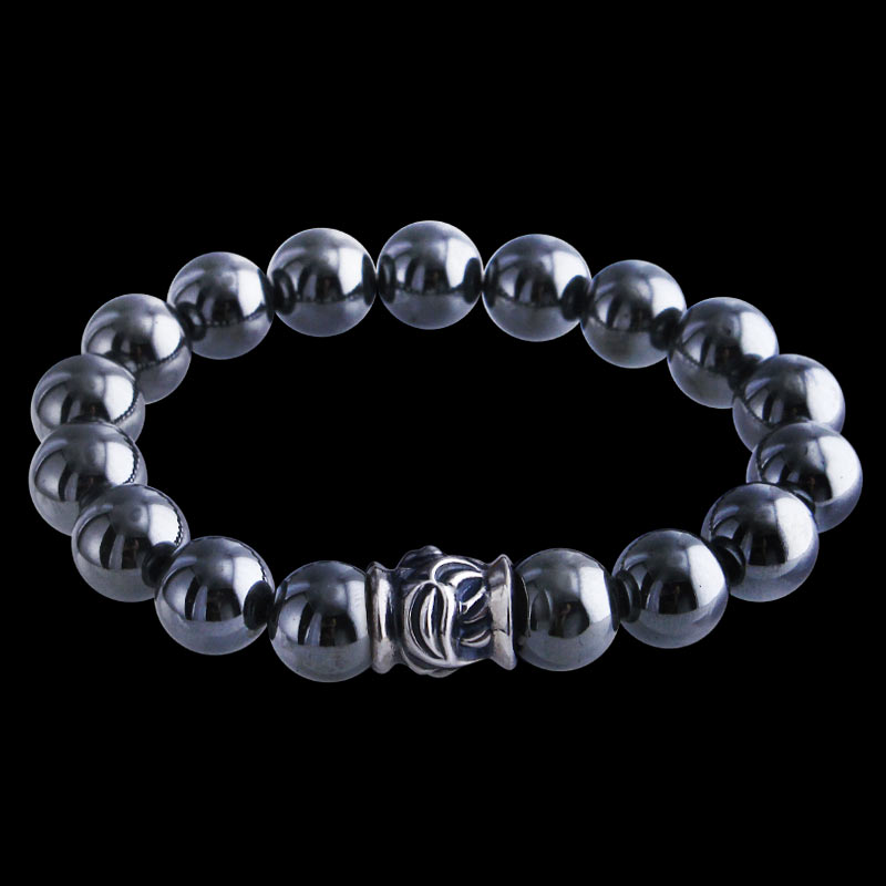 ホーク ビード ヘマタイト (10mm) ブレスレット