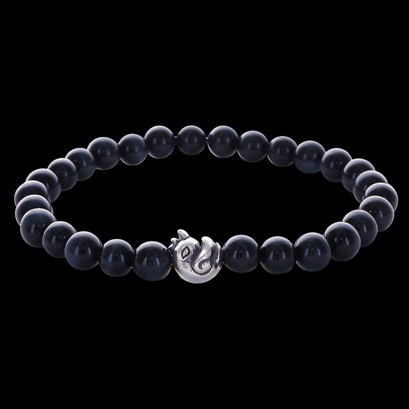 チック ビード (S) ブルータイガーアイ (6mm) ブレスレット