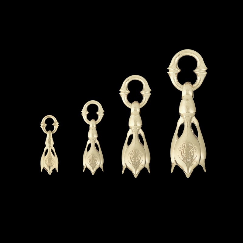 ティアー ベル ペンダント 18金 ホワイトゴールド