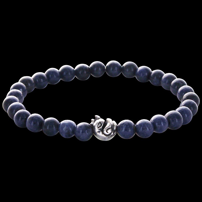 チック ビード (S) サファイア (6mm) ブレスレット