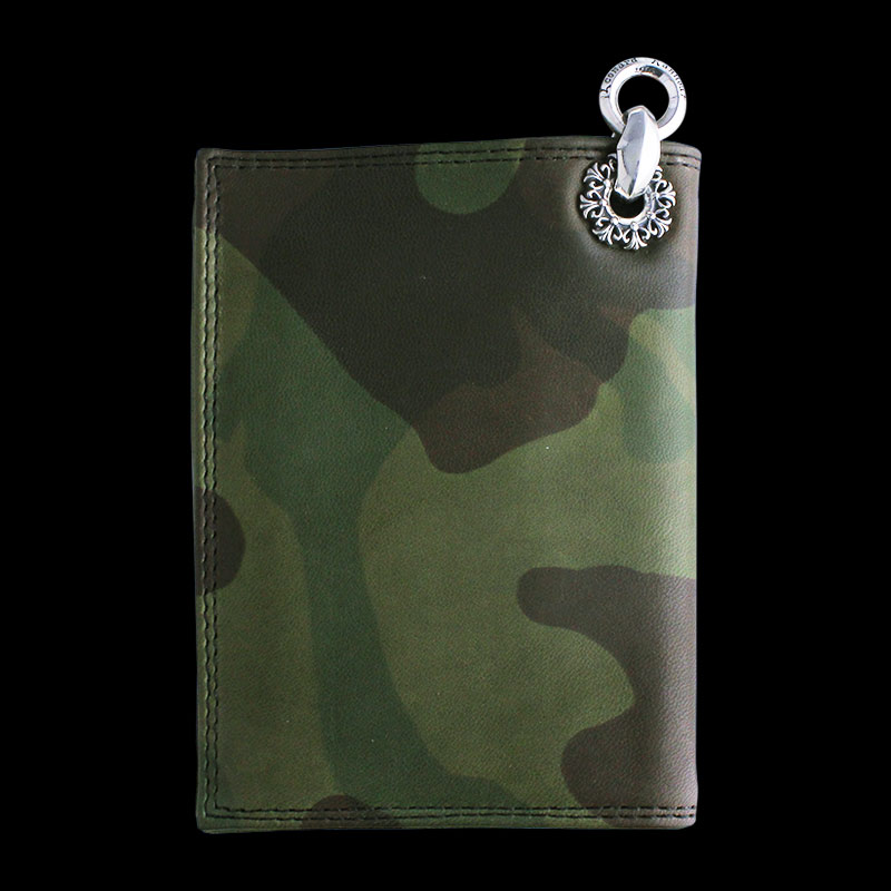 ヴィンテージ ウォレット ウィズ クロム グロメット & レナードカムホート / ロンワンズ リング (カモフラージュ) 4カードスロット