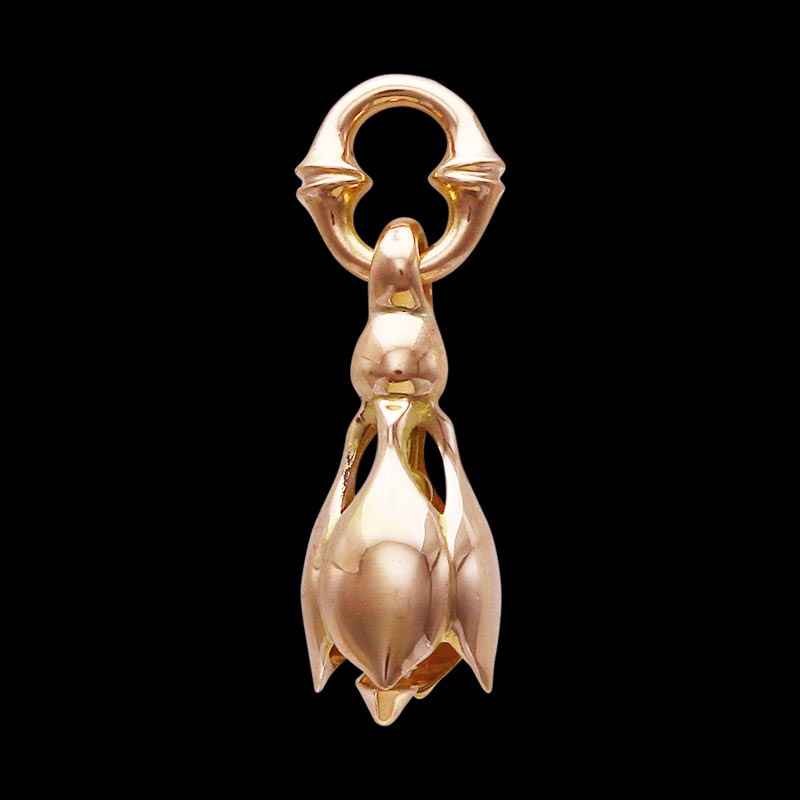 ティアー ベル ペンダント 18金 ピンク ゴールド