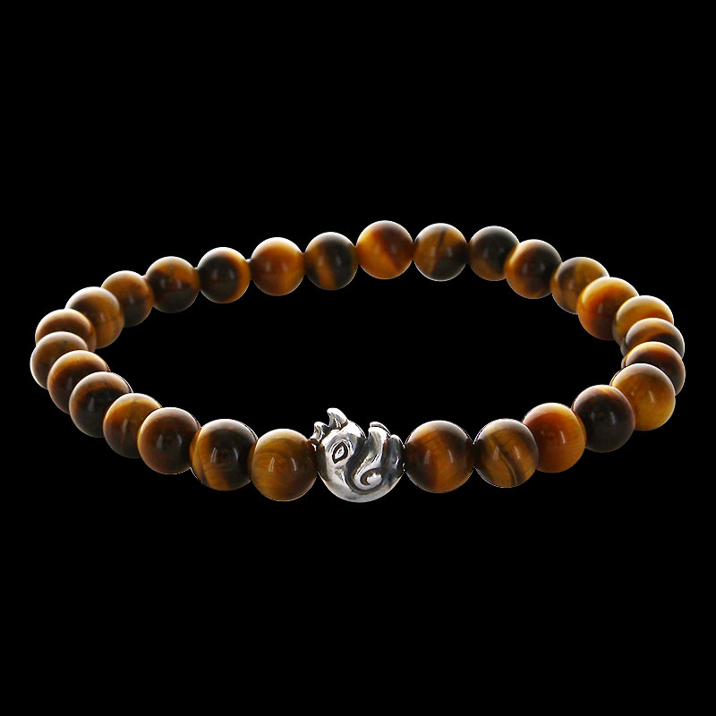 チック ビード (S) タイガーアイ (6mm) ブレスレット