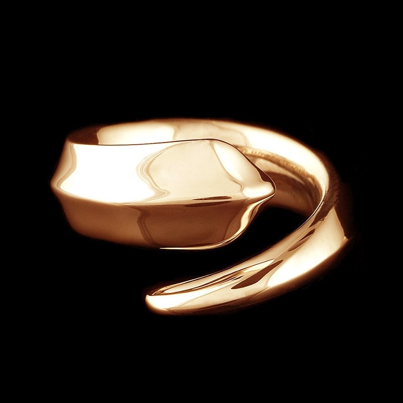 フロー リング 18金 ピンク ゴールド