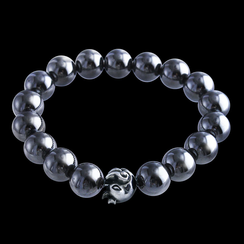 チック ビード ヘマタイト (10mm) ブレスレット