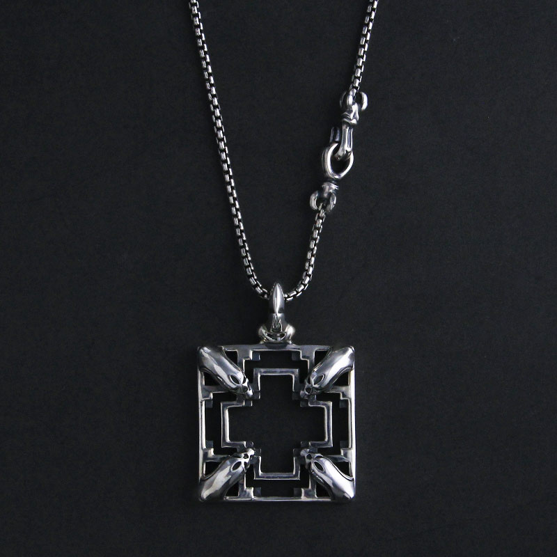 マトリックス クロス ペンダント (S) &ベーシック ネイチャー ボックス チェーン (S) ギフトセット