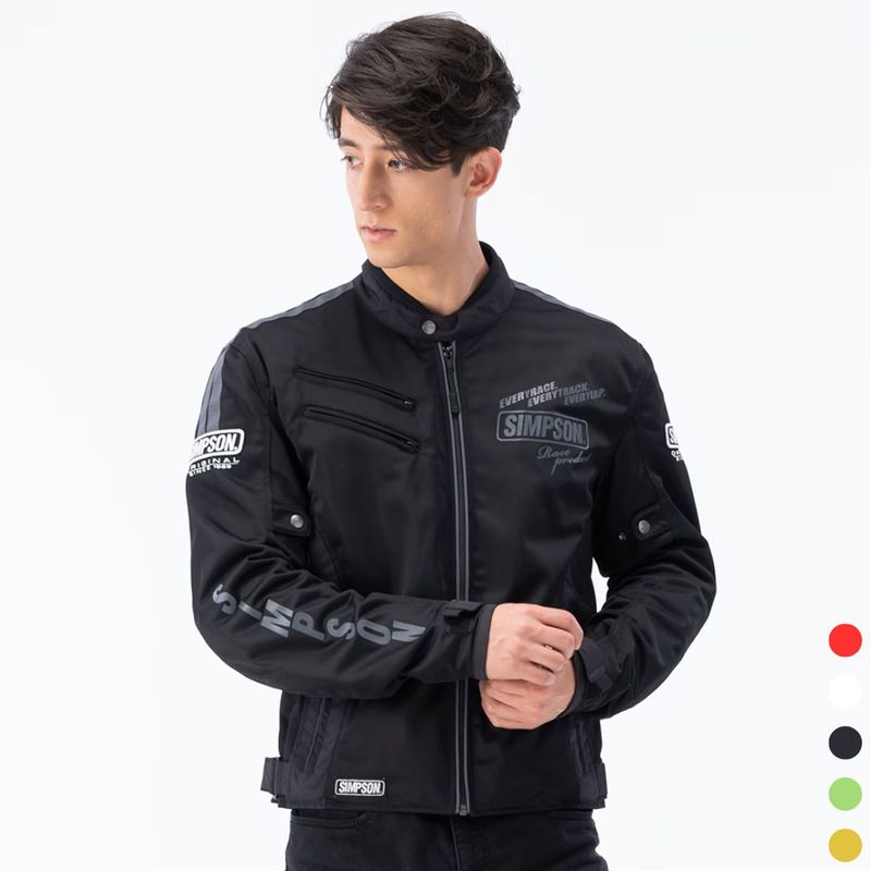 SIMPSON NSM-2204 ライダース メッシュジャケット 春夏モデル