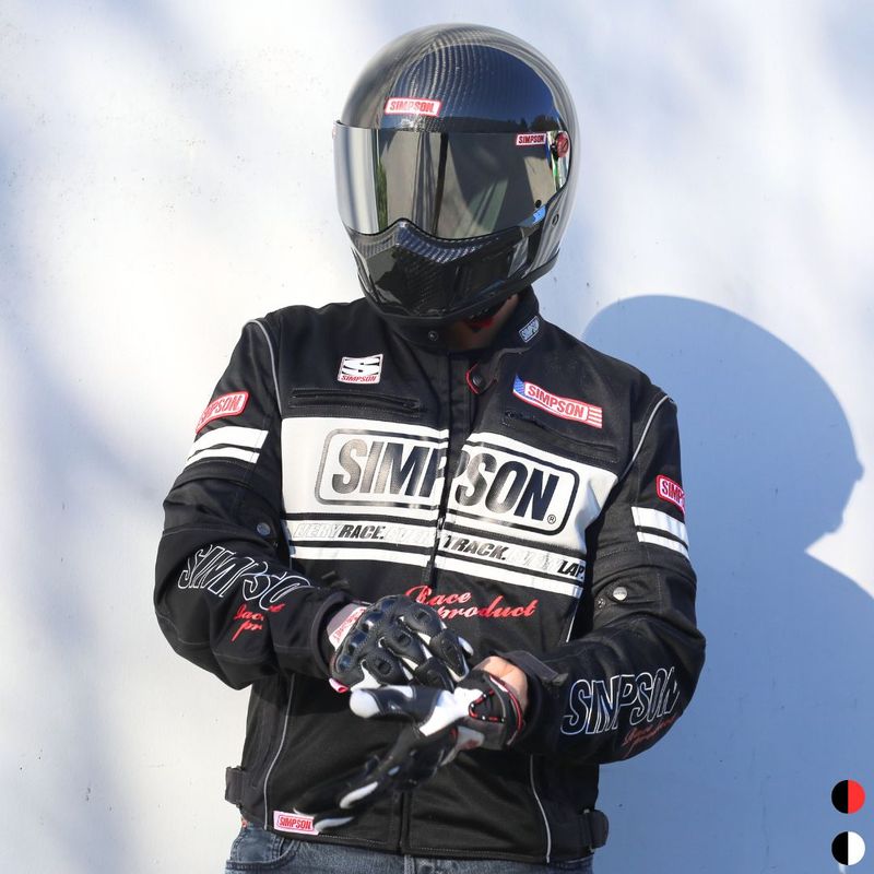 SIMPSON NSM-C02 ライダース メッシュジャケット 春夏モデル