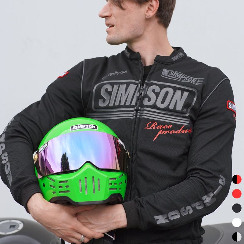 シンプソンライダースメッシュジャケットLサイズ SIMPSONヘルメット公認オンラインストア