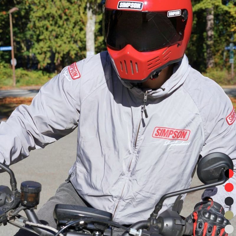 SIMPSON NSM-C08 ライトウェイト ナイロンフーディー 春夏モデル