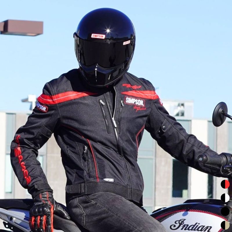 SIMPSON NSW-C02 ライダース ウィンタージャケット 秋冬モデル