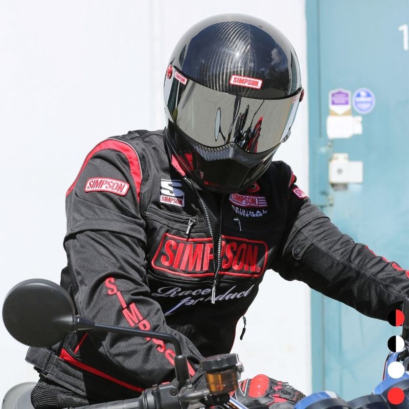 SIMPSON NSM-D02 ライダース メッシュジャケット 春夏モデル