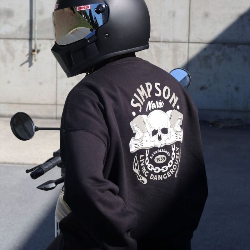 SIMPSON GARAGE スウェット ブラック