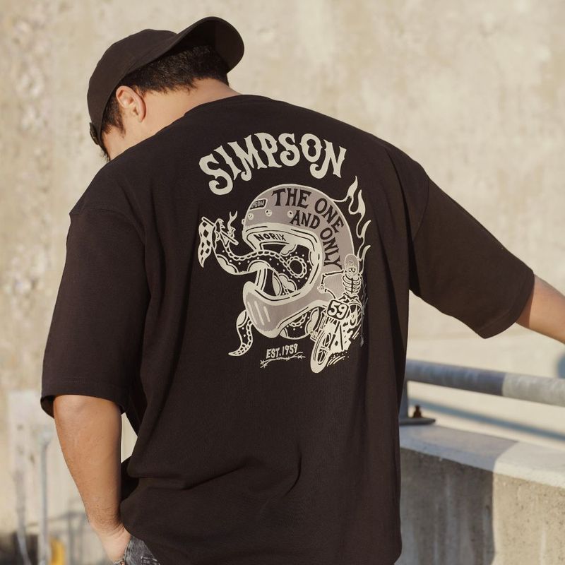 SIMPSON GARAGE Vol.2 Tシャツ ブラック