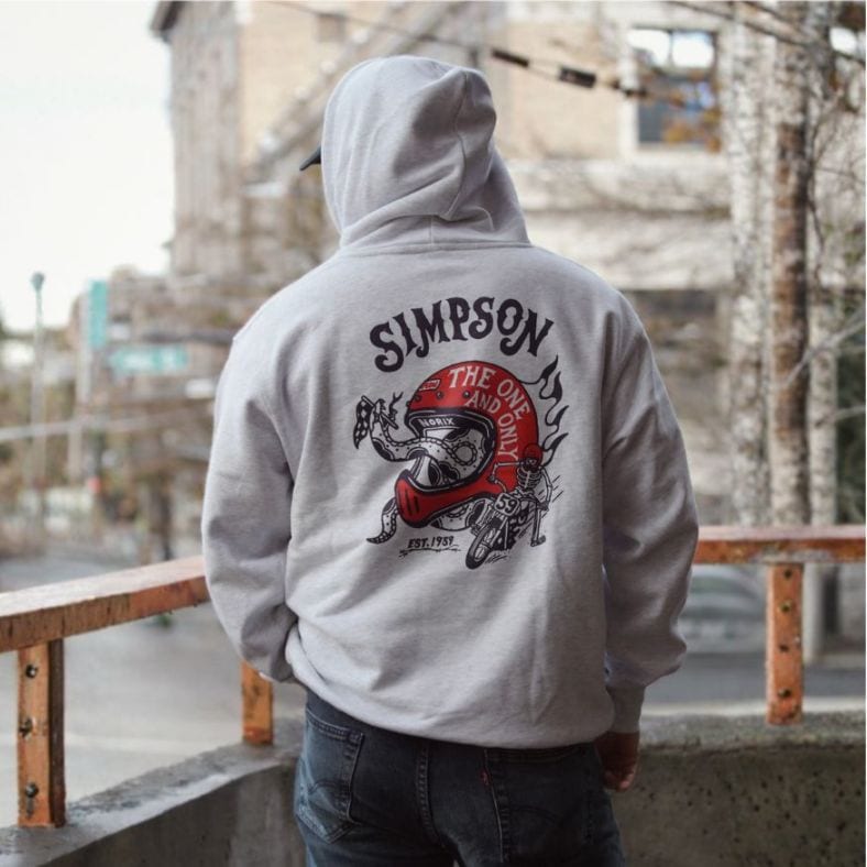 SIMPSON GARAGE Vol.2 フーディ グレー【1/17(土) 販売開始】