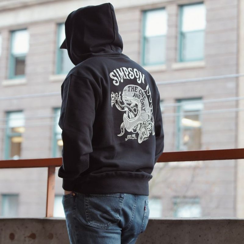 SIMPSON GARAGE Vol.2 フーディ ブラック【1/17(土) 販売開始】