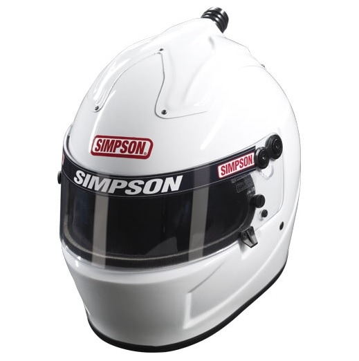 SIMPSON AIR INFORCER SHARK 四輪レース用ヘルメット ホワイト SA2010(2013年8月製造モデル)(2014年2月製造モデル)